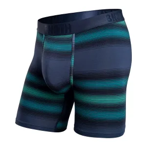 BN3TH Men's Classic Boxer Brief Print Rhythm Stripe-Navy