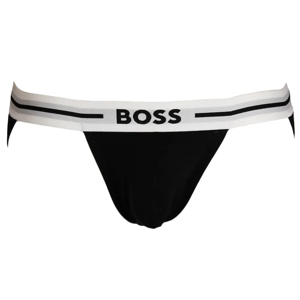 BOSS Men's Bold 3 Pack Jockstraps - Black Mix