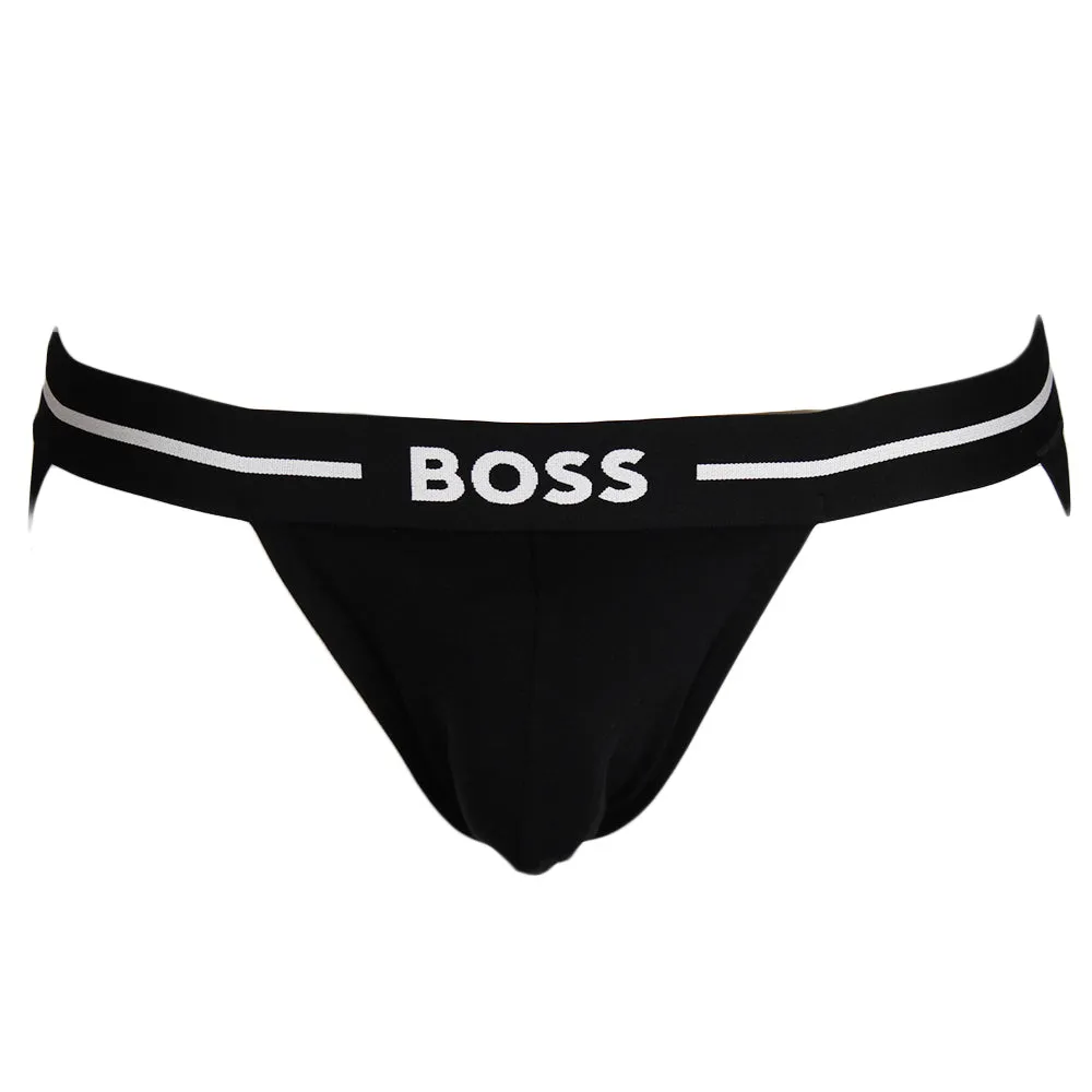 BOSS Men's Bold 3 Pack Jockstraps - Black Mix