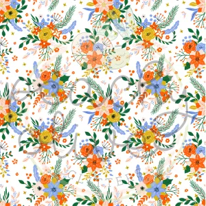 Bright Christmas Floral Vinyl - 1275/1276
