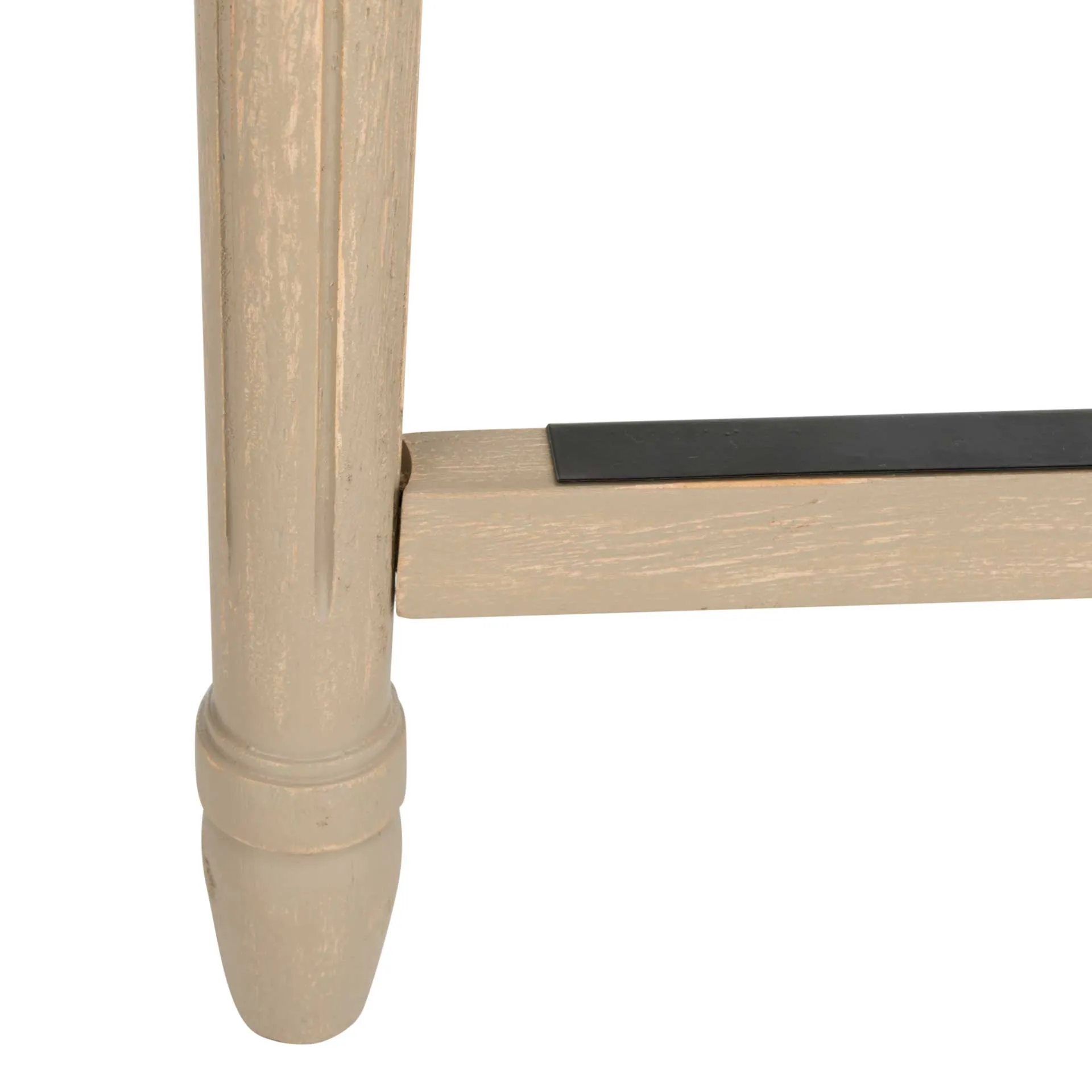 Burst Rectangle Bar Stool Light Beige/Rustic Gray (Set of 2)