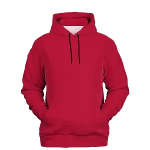 Cardinal Red Hoodie | Unisex | with PLUS sizes | C0M100Y75K30