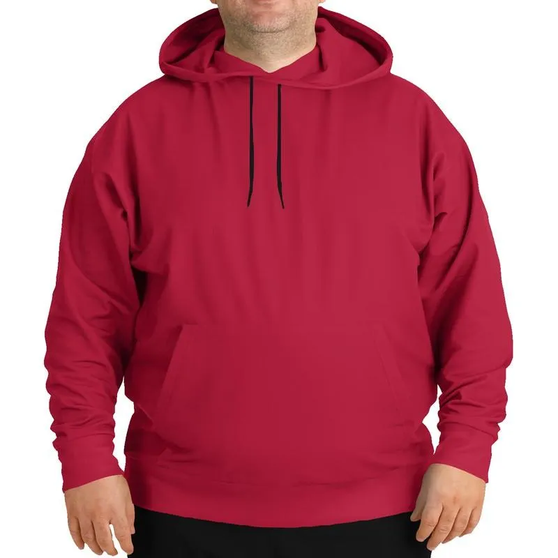 Cardinal Red Hoodie | Unisex | with PLUS sizes | C0M100Y75K30
