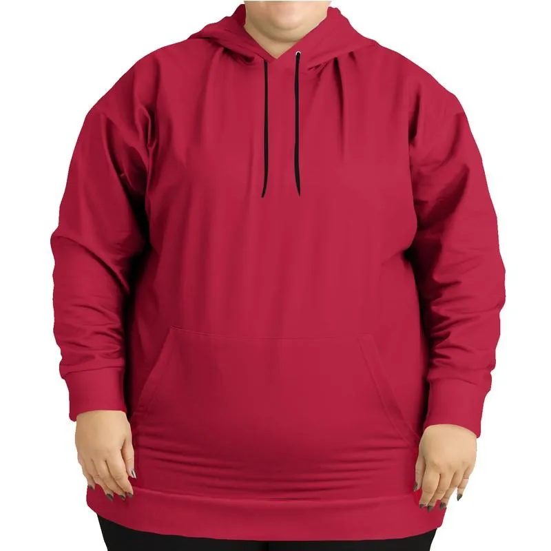 Cardinal Red Hoodie | Unisex | with PLUS sizes | C0M100Y75K30