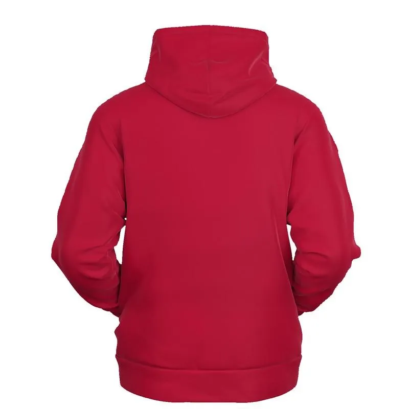 Cardinal Red Hoodie | Unisex | with PLUS sizes | C0M100Y75K30