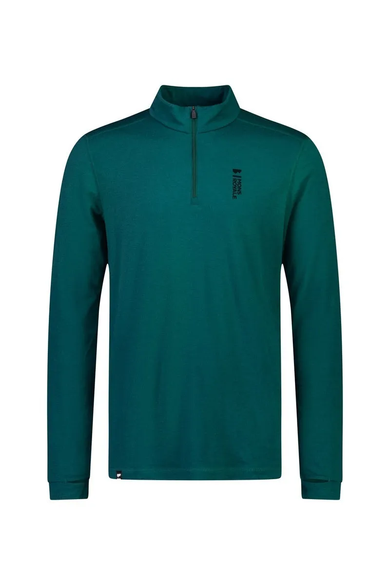 Cascade Merino Flex 200 1/4 Zip Evergreen