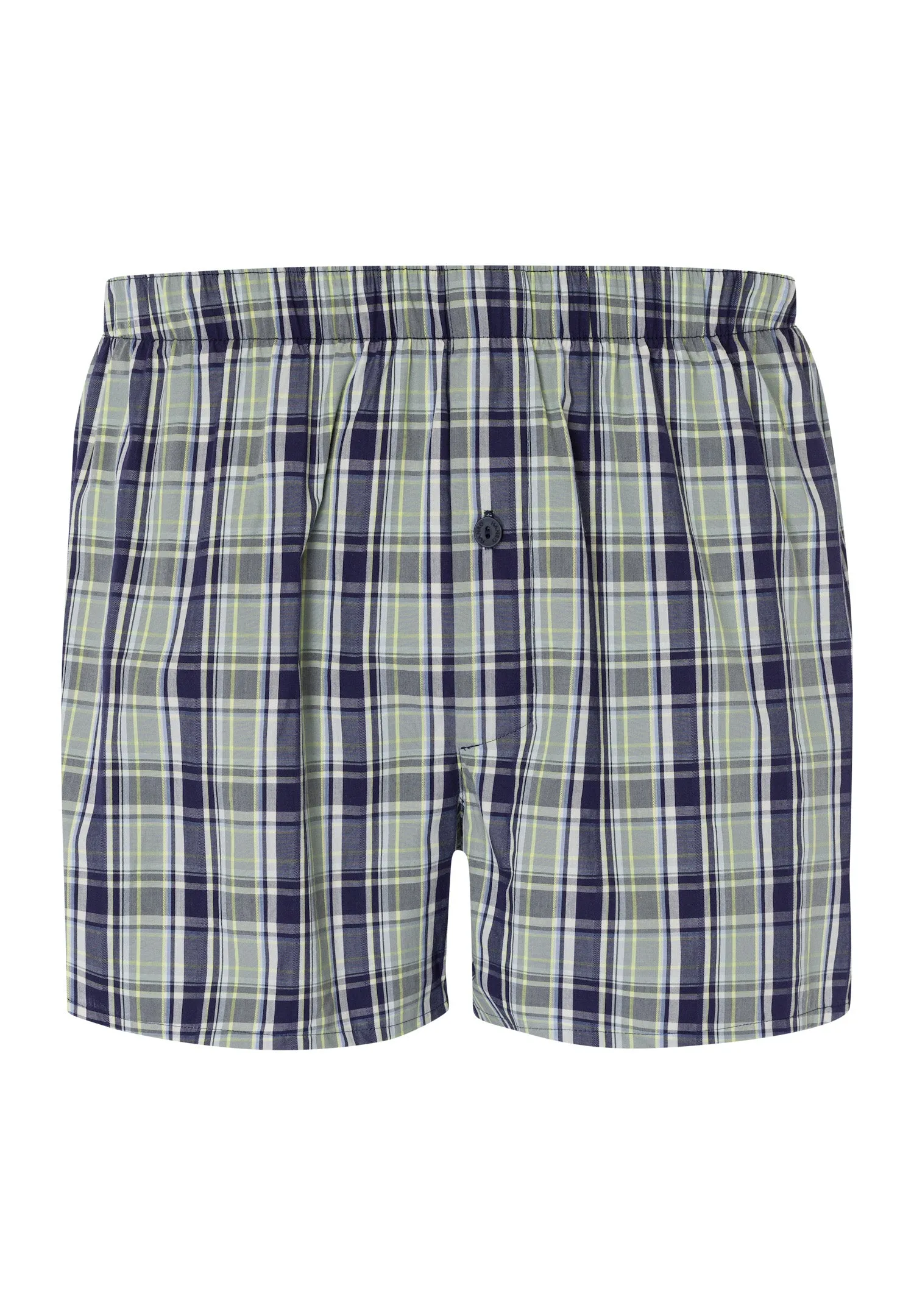 Fancy Woven Cotton Boxer  | Green Check 74013-2873