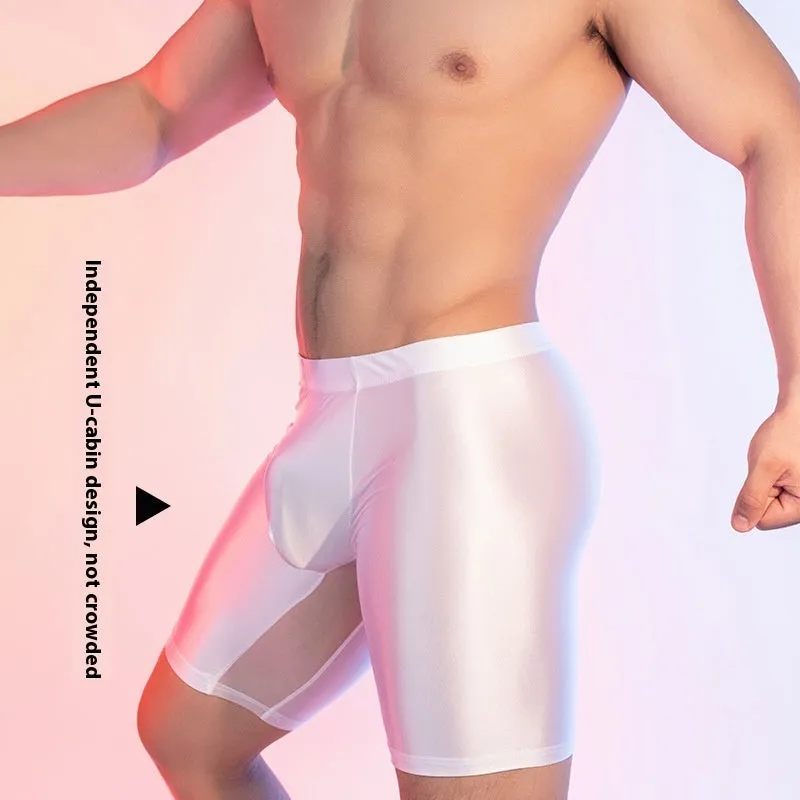 Glossy Ice Silk Shaping Leggings