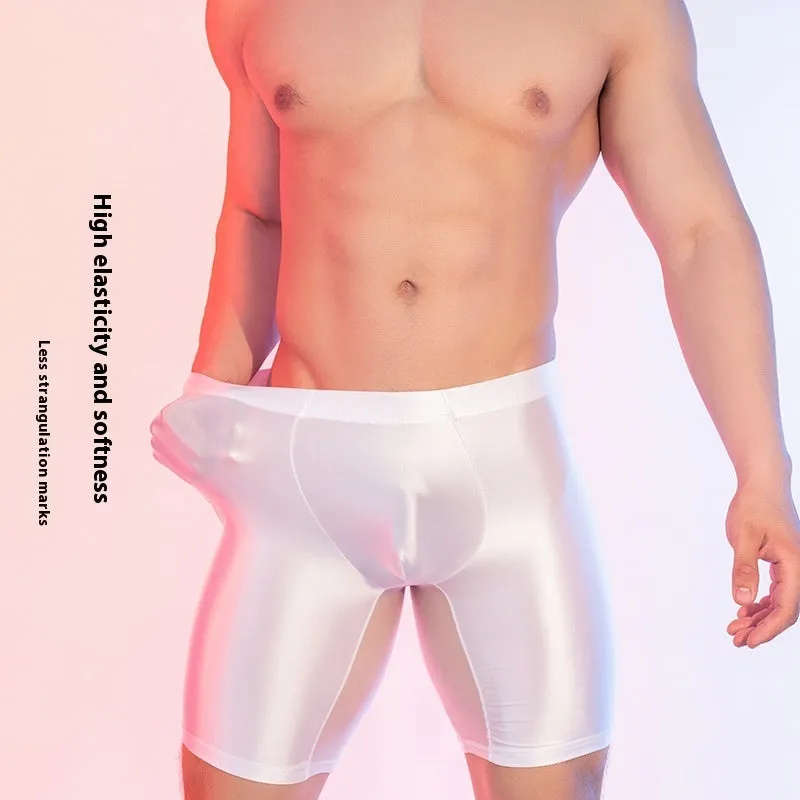 Glossy Ice Silk Shaping Leggings