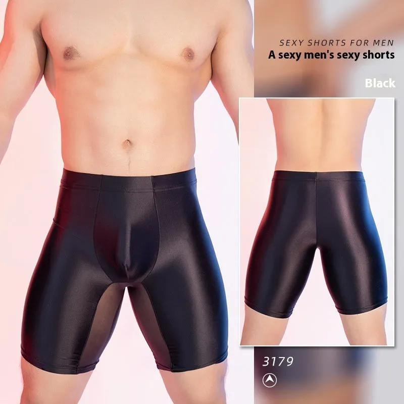 Glossy Ice Silk Shaping Leggings