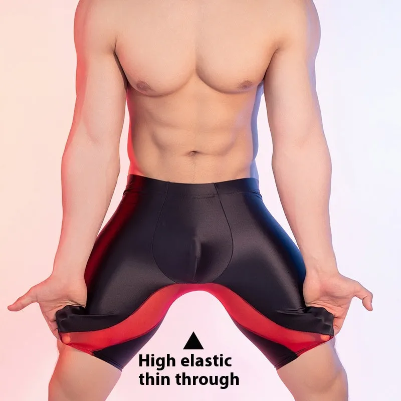 Glossy Ice Silk Shaping Leggings
