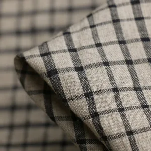Griglia Black Check Linen