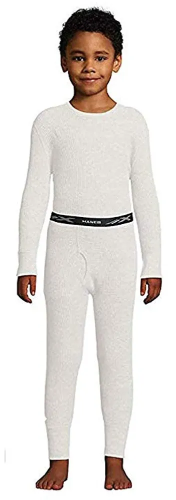 Hanes Boy's X-Temp Ultimate Thermal Underwear Preshrunk Sets Solid or Printed