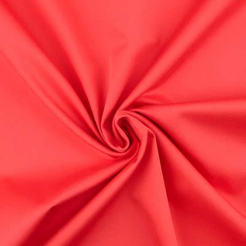Isabella Cotton Twill - Bright Red Yardage