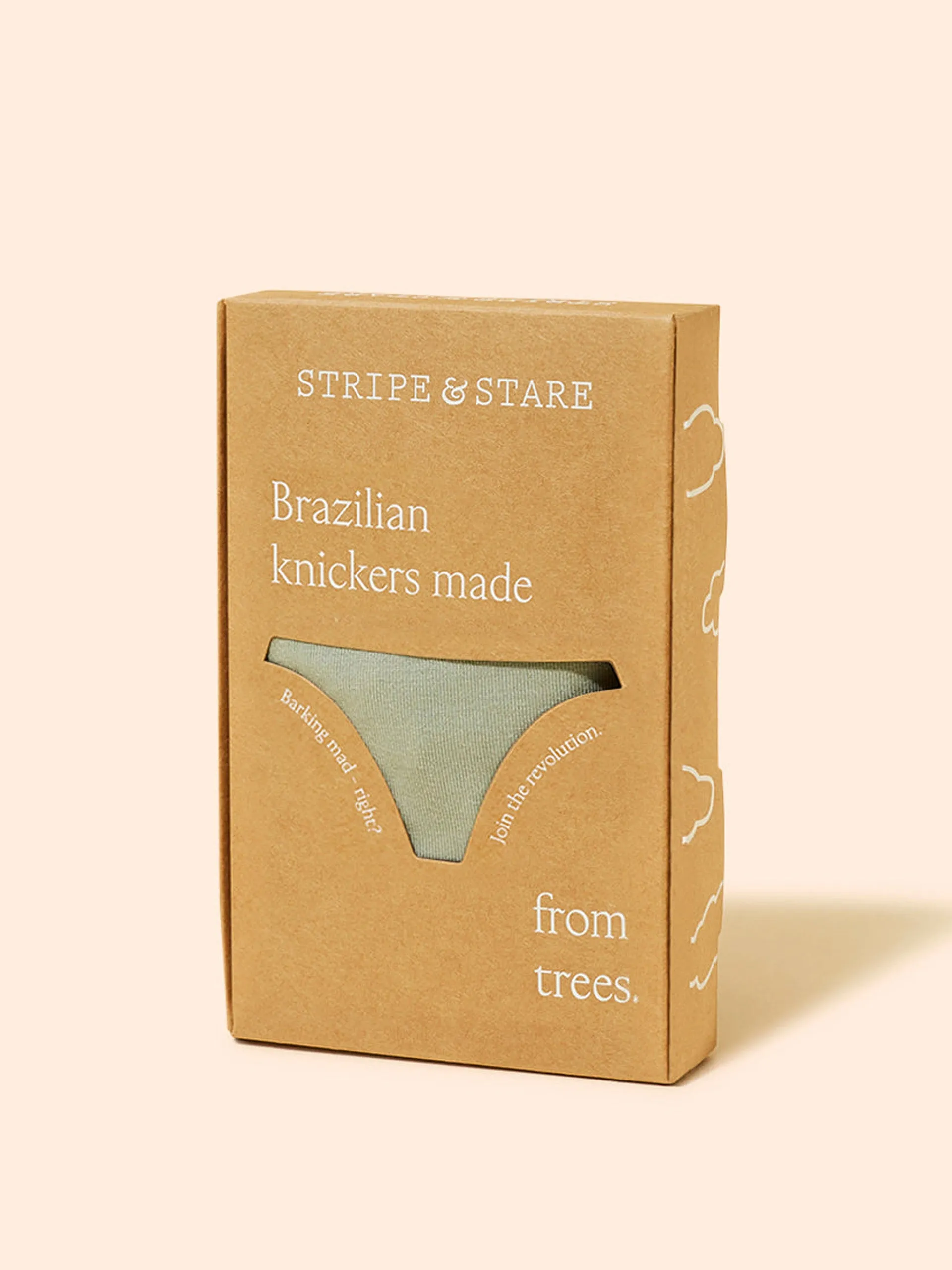 Khaki brazilian knicker