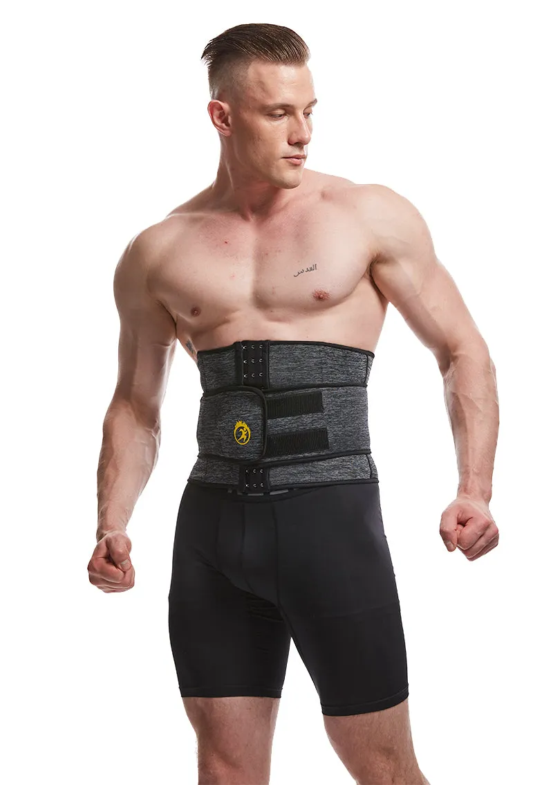 LANFEI Mens Thermo Neoprene Body Shaper Waist Trainer Belt Slimming Corset Waist Support Sweat Cinchers Underwear Modeling Strap