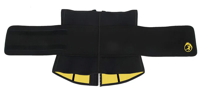 LANFEI Mens Thermo Neoprene Body Shaper Waist Trainer Belt Slimming Corset Waist Support Sweat Cinchers Underwear Modeling Strap
