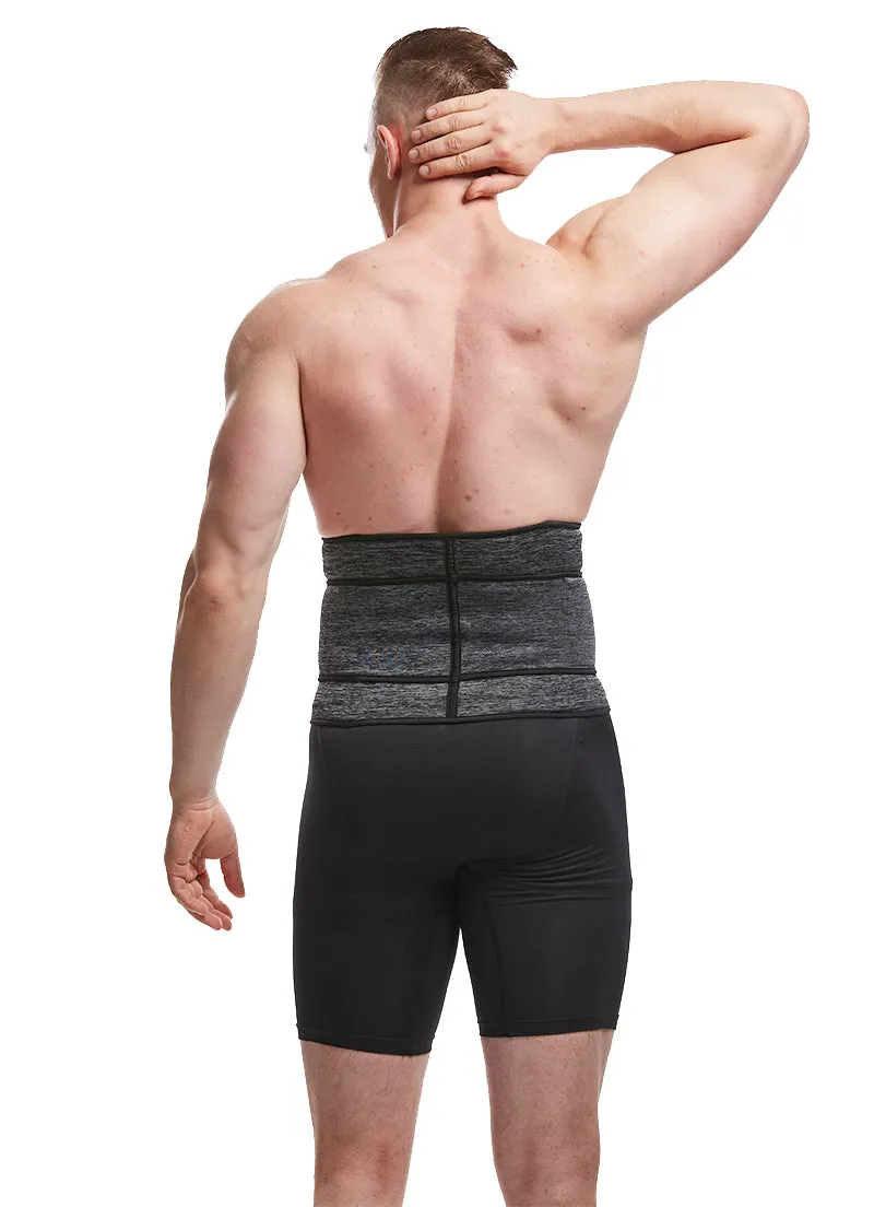 LANFEI Mens Thermo Neoprene Body Shaper Waist Trainer Belt Slimming Corset Waist Support Sweat Cinchers Underwear Modeling Strap
