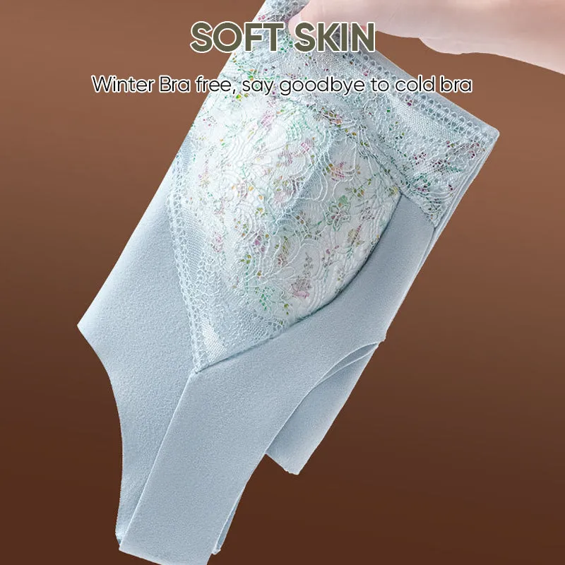 🎁Last Day 49% Off🔥2-in-1 Built-in Bra Lace Thermal Underwear