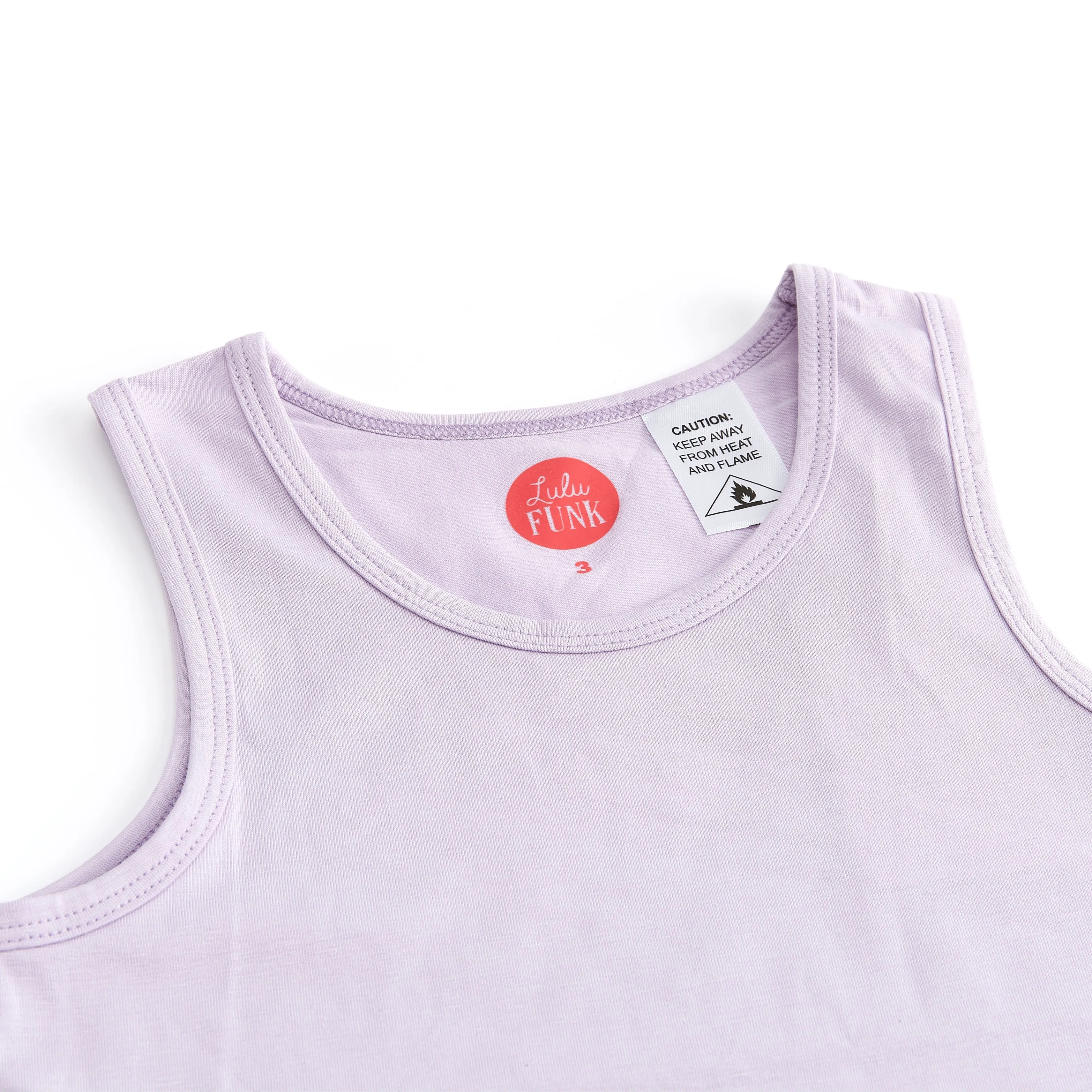 Lilac Haze - Bamboo & Organic Cotton Singlet - Lulu Funk