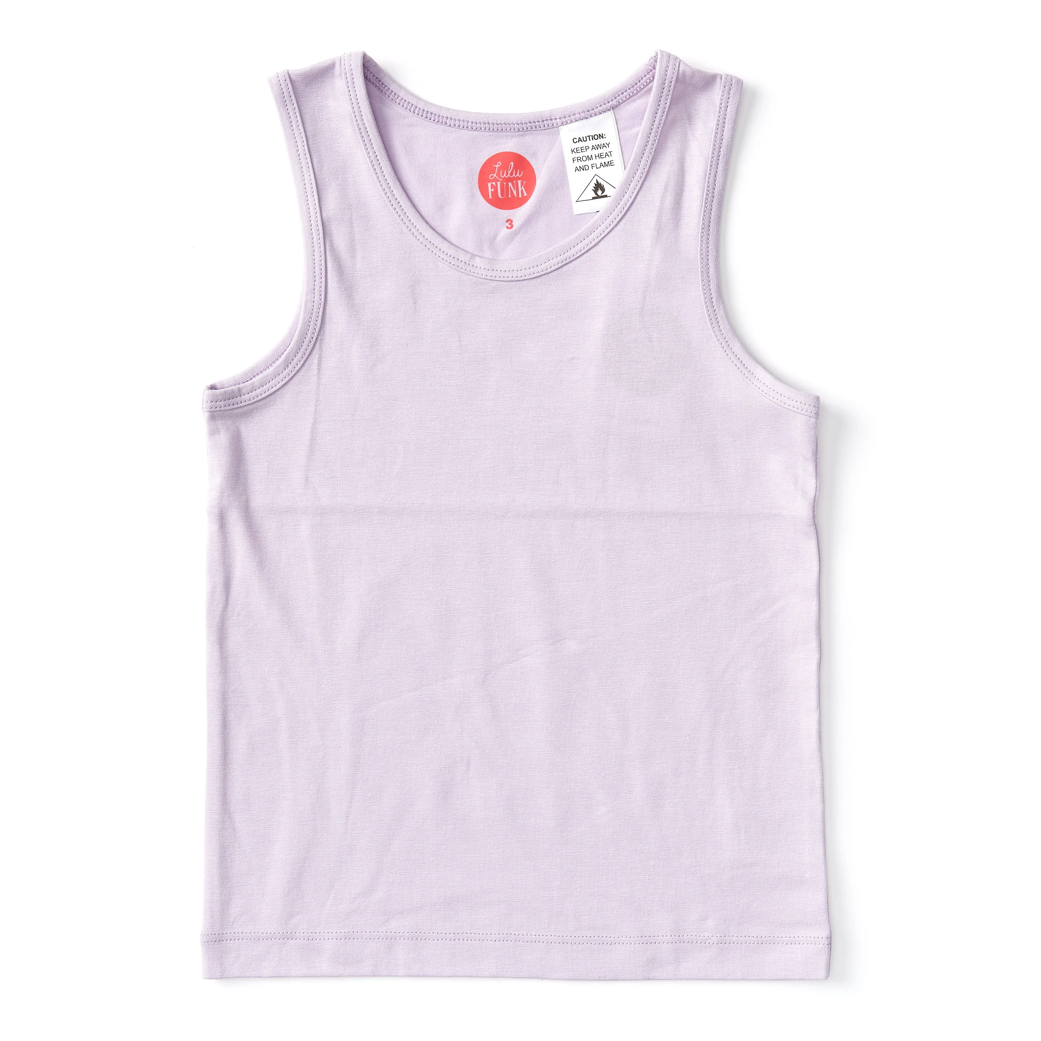 Lilac Haze - Bamboo & Organic Cotton Singlet - Lulu Funk