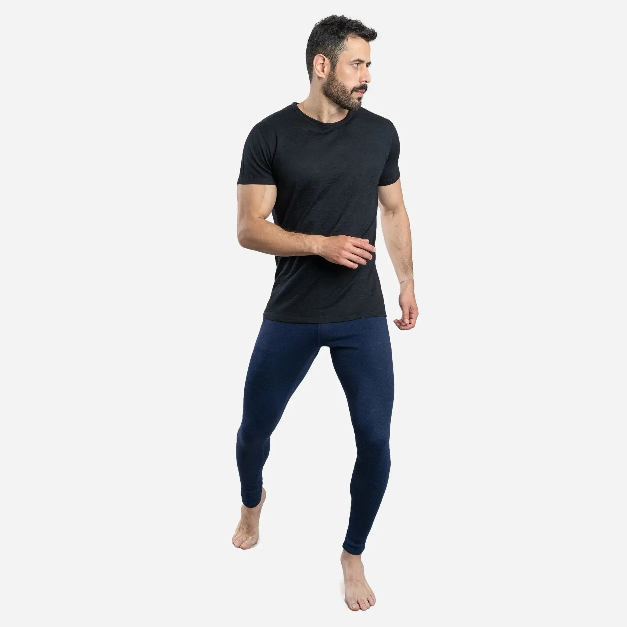 Men's Alpaca Wool Leggings: 300 Lightweight