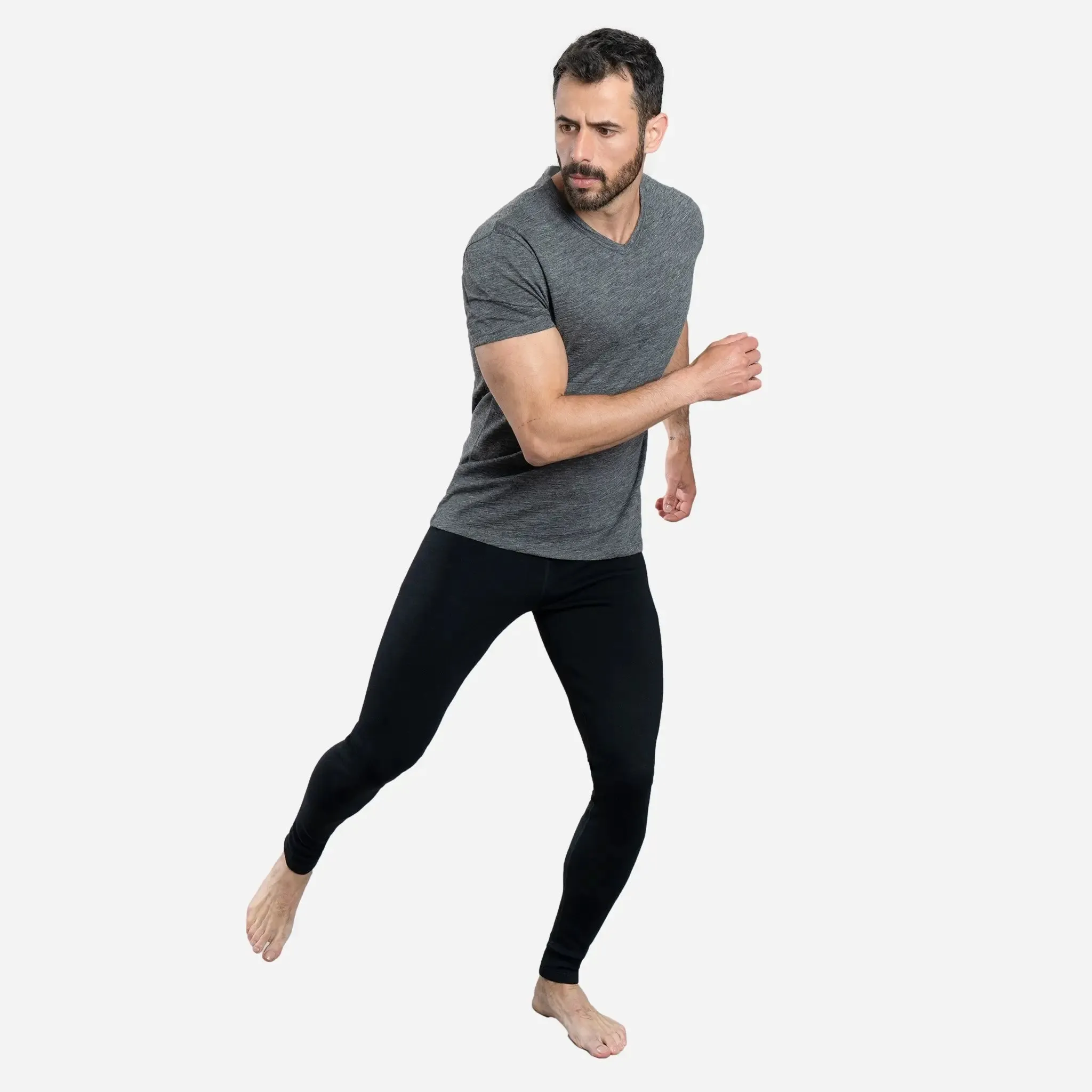 Men's Alpaca Wool Leggings: 300 Lightweight