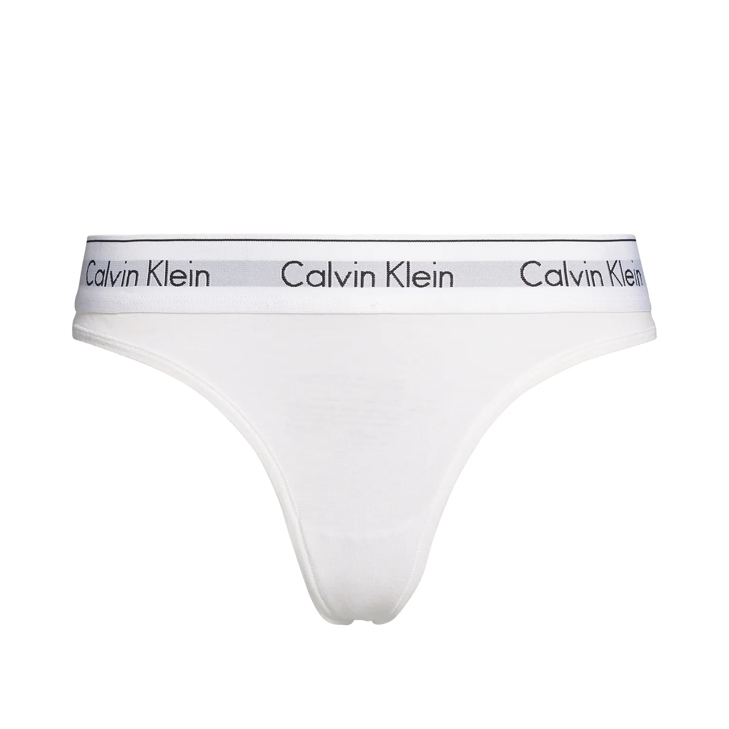 Modern Cotton Thong - White