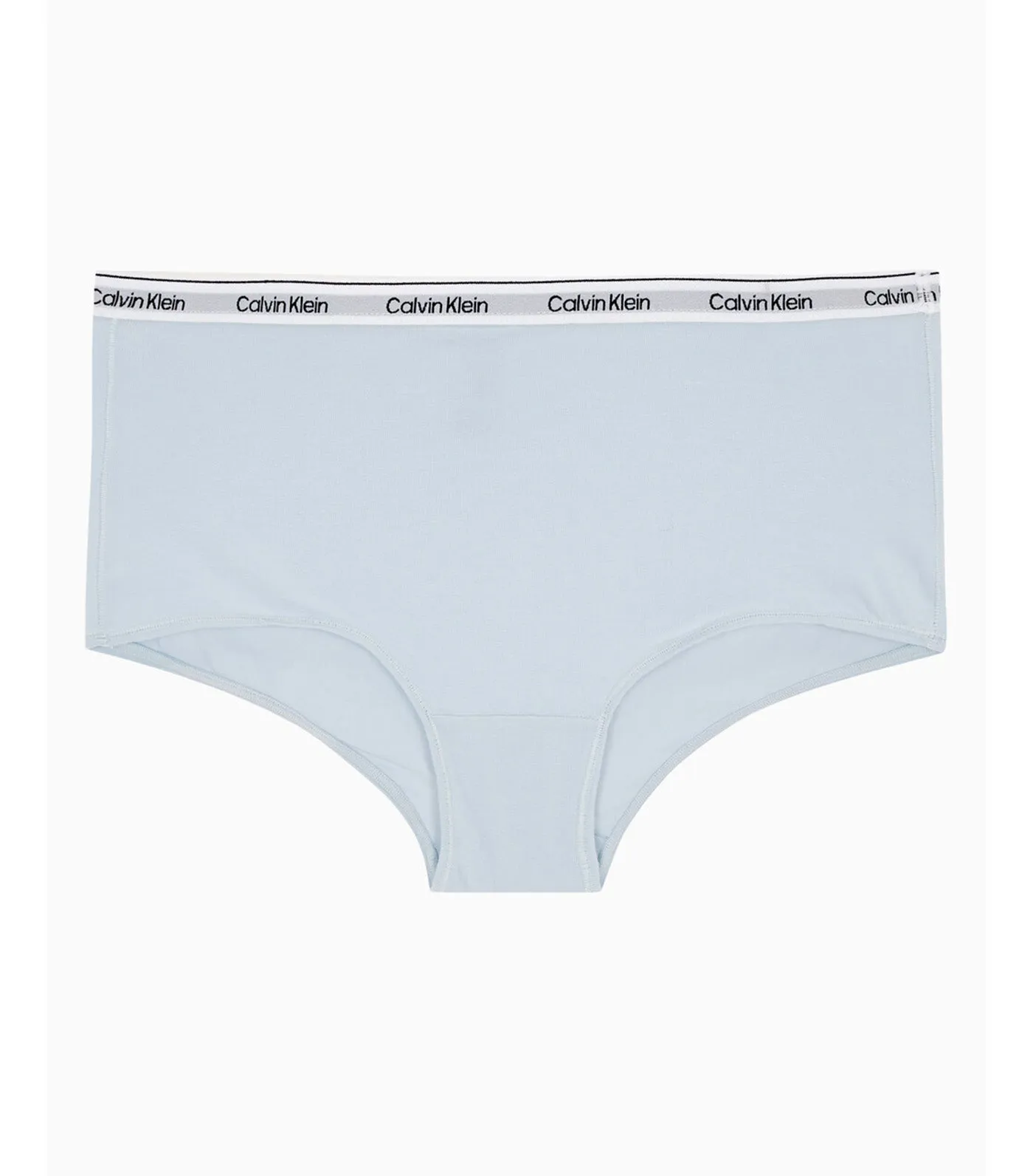 Modern Logo Boyshort Light Blue