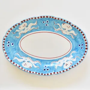 Octopus oval platter - 42 cm