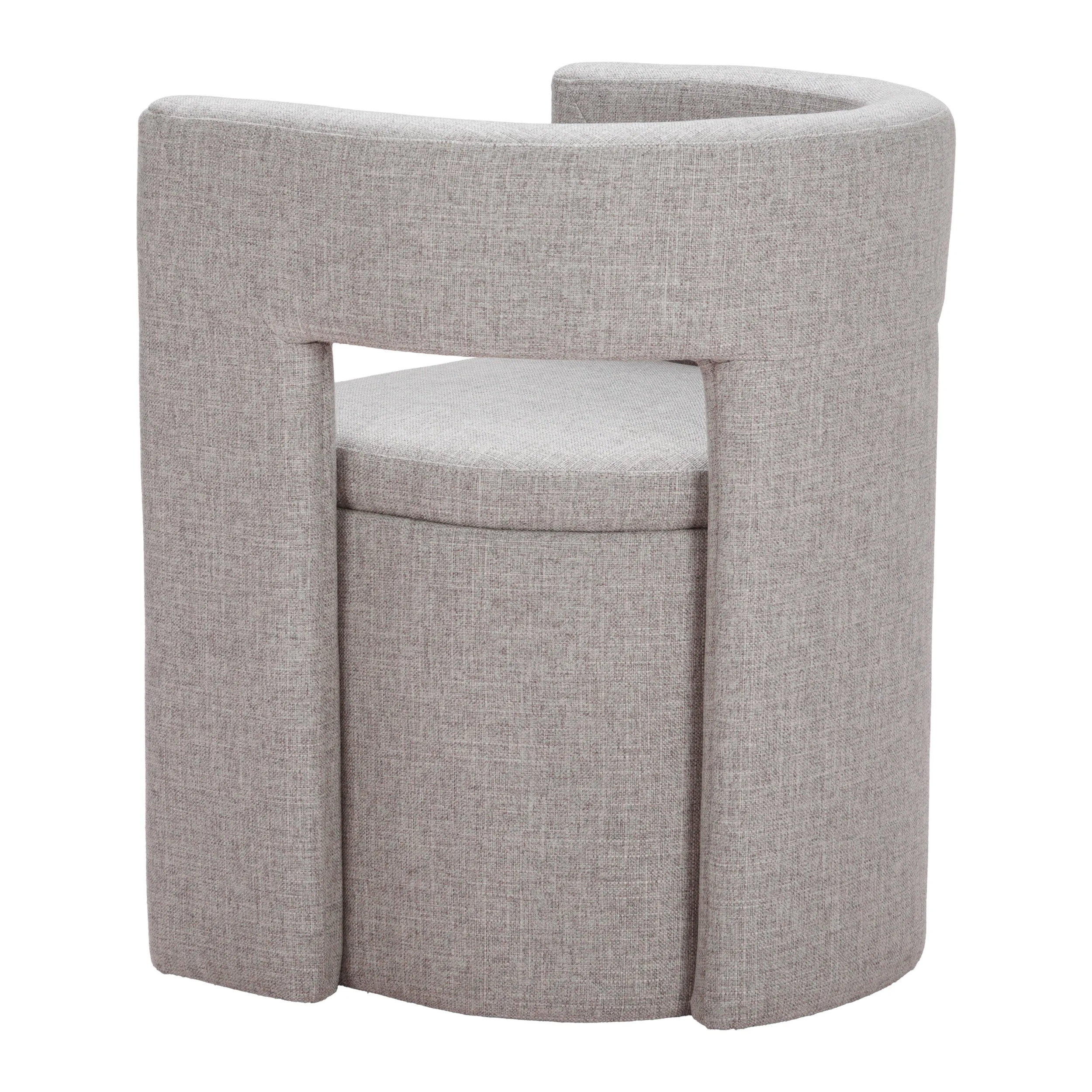 Papua Dining Chair, Gray