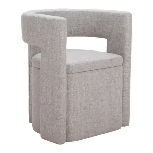 Papua Dining Chair, Gray