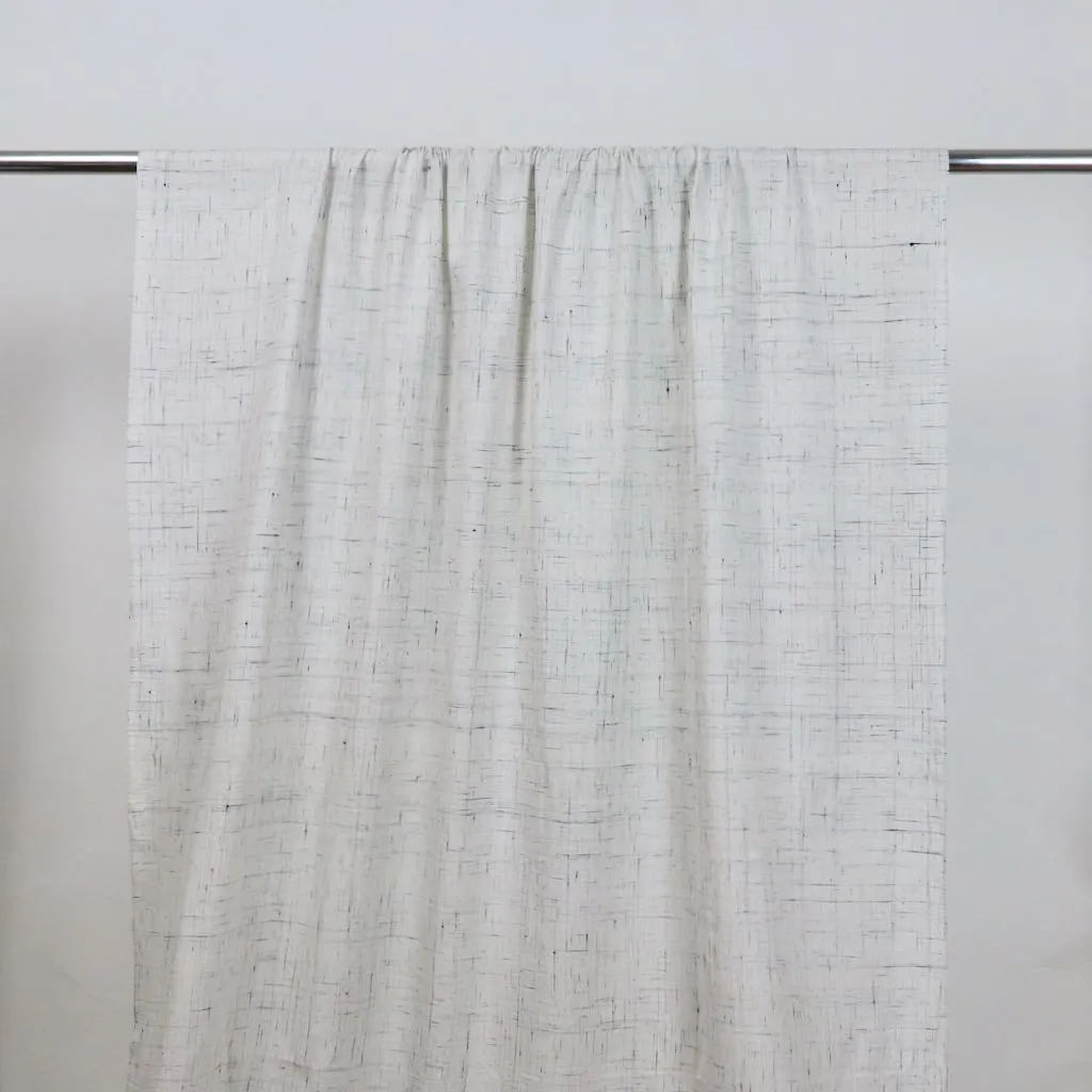 Pearl Grey Slub Handloom Cotton