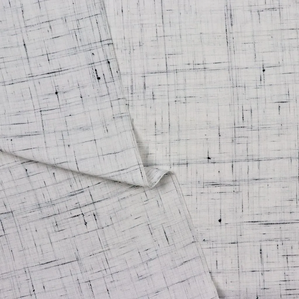 Pearl Grey Slub Handloom Cotton