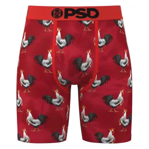 PSD Men's Multicolor Cocky Af Red Boxer Briefs Medium Underwear - 324180126-MUL-M