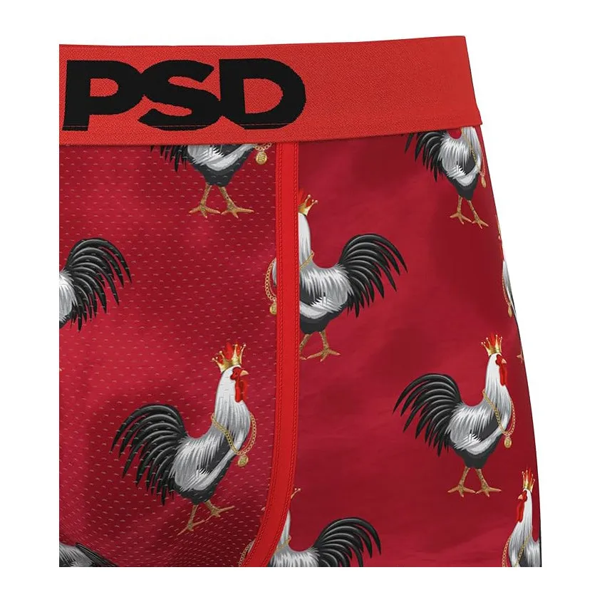 PSD Men's Multicolor Cocky Af Red Boxer Briefs Medium Underwear - 324180126-MUL-M