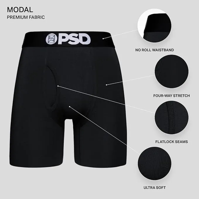 PSD Men's Multicolor Dreamer Boxer Briefs Medium Underwear - 224180067-MUL-M