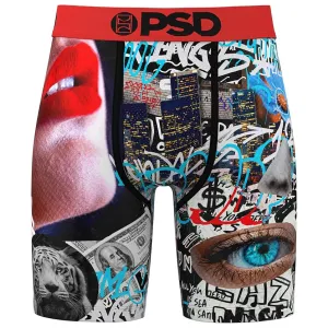 PSD Men's Multicolor Dreamer Boxer Briefs Medium Underwear - 224180067-MUL-M