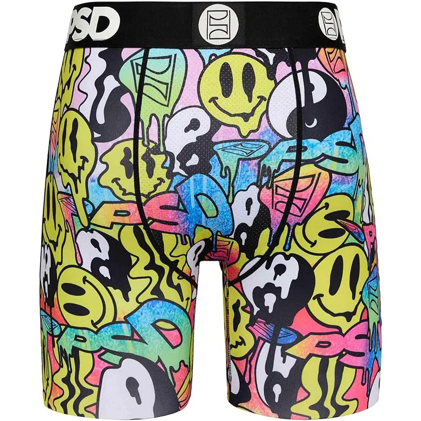 PSD Men's Multicolor Face Melter Boxer Briefs Medium Underwear - 124180029-MUL-M