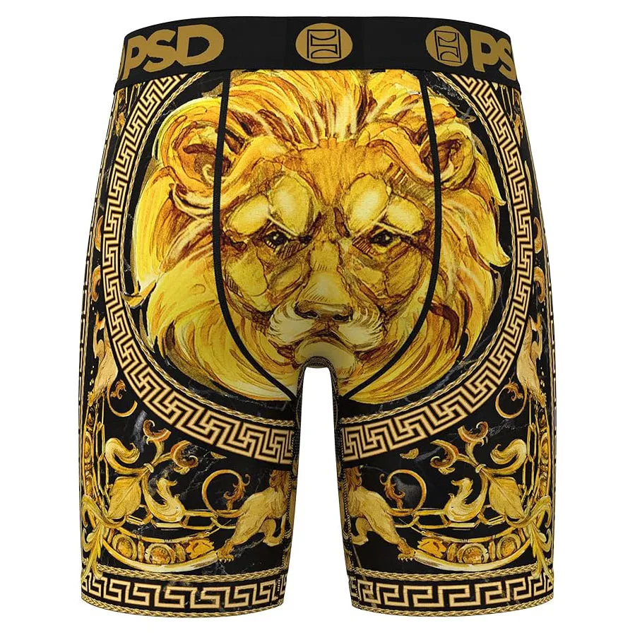 PSD Men's Multicolor Greek Gold Boxer Briefs Large Underwear - 324180050-MUL-L