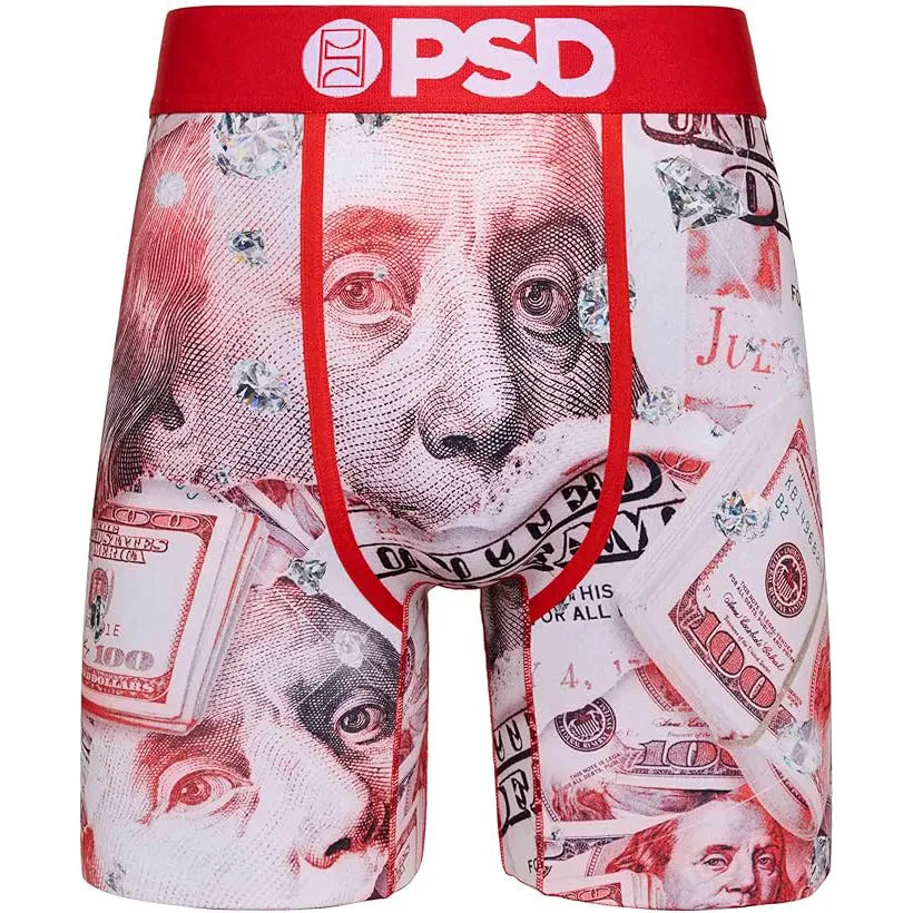 PSD Men's Multicolor Hunned Boxer Briefs Medium Underwear - 124180002-MUL-M