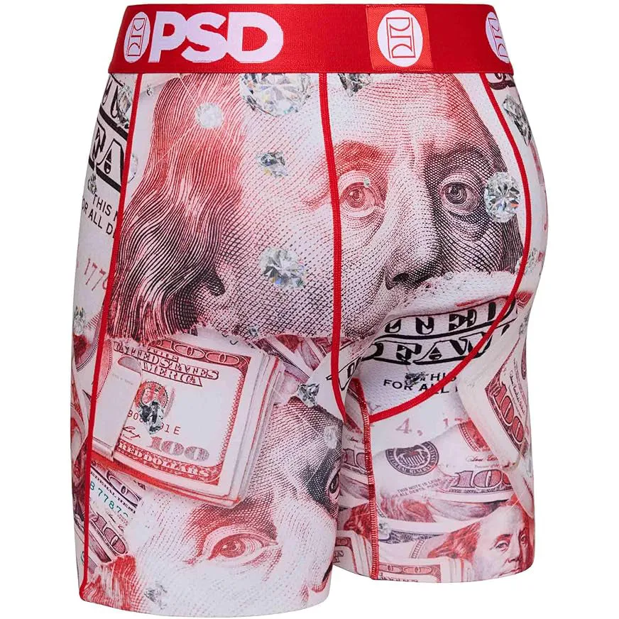 PSD Men's Multicolor Hunned Boxer Briefs Medium Underwear - 124180002-MUL-M