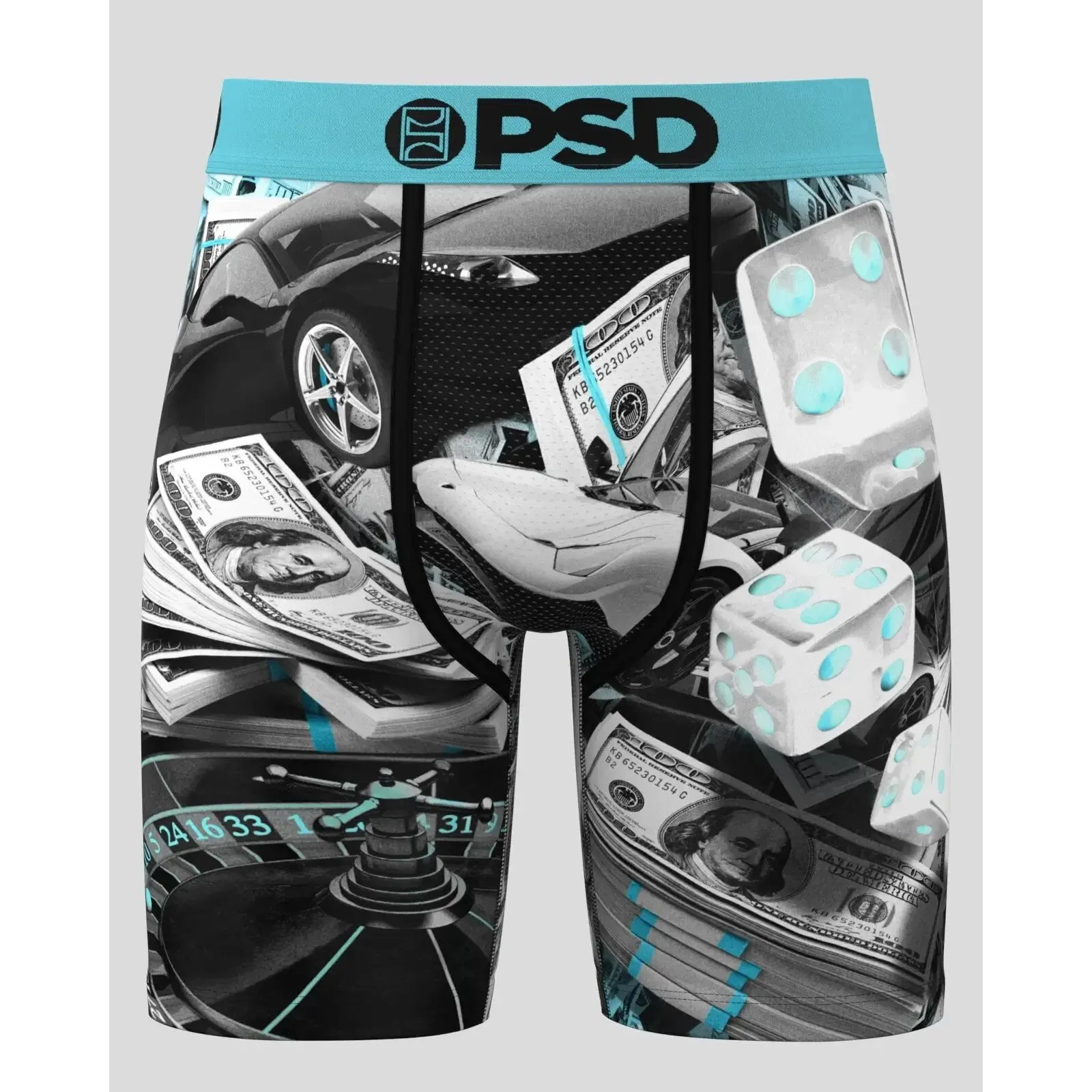 PSD Men's Multicolor Lifestyle Boxer Briefs XX-Large Underwear - 224180018-MUL-XXL