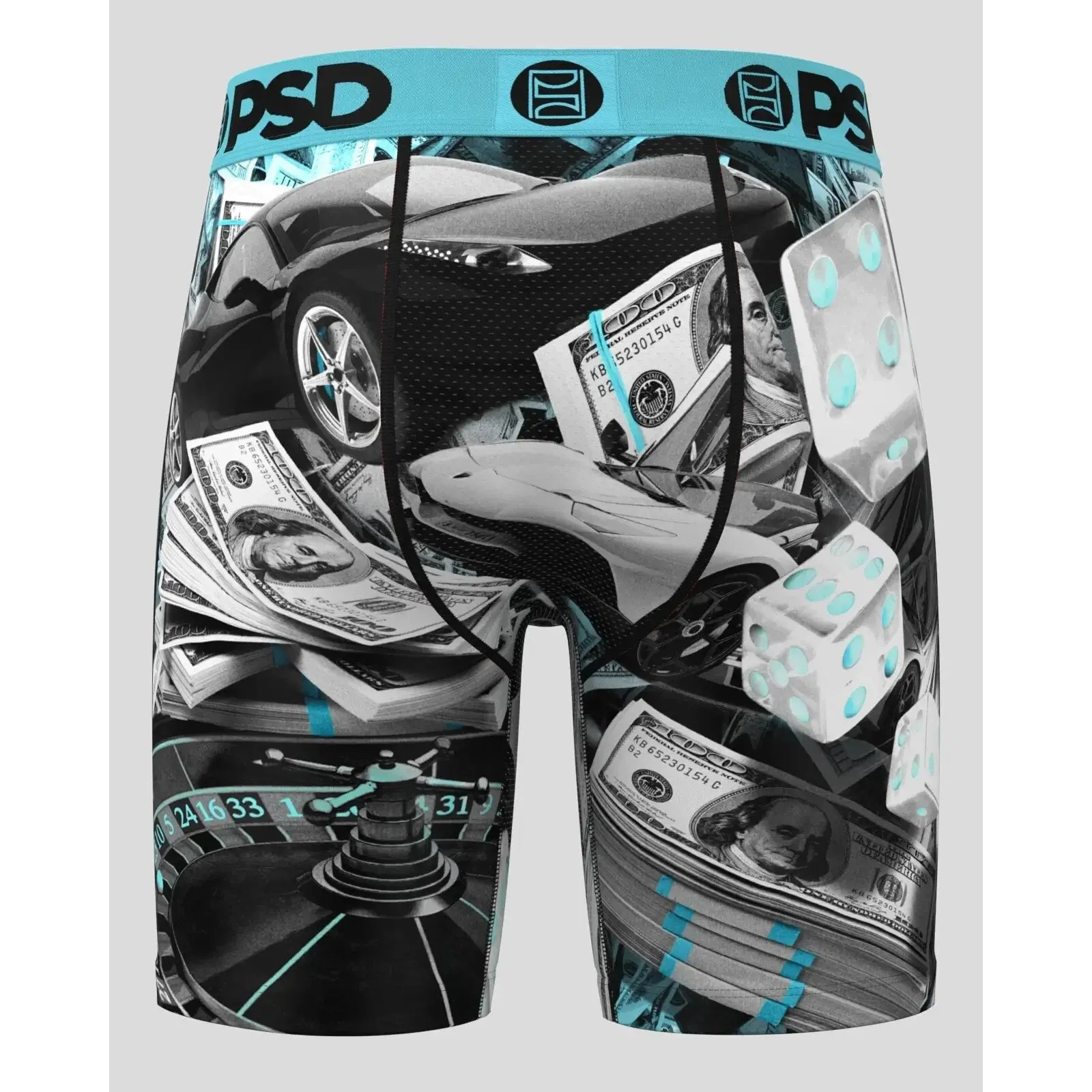 PSD Men's Multicolor Lifestyle Boxer Briefs XX-Large Underwear - 224180018-MUL-XXL