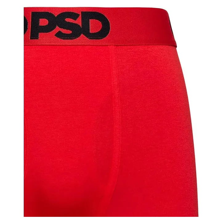 PSD Men's Multicolor Modal Red 3-Pack Boxer Briefs Extra Large Underwear - 322180162-MUL-XL