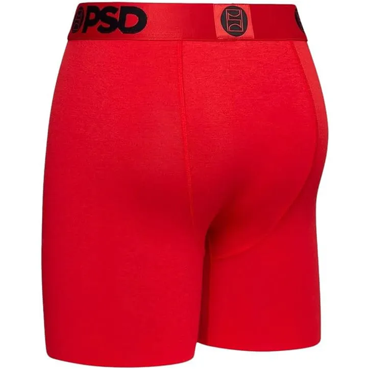 PSD Men's Multicolor Modal Red 3-Pack Boxer Briefs Extra Large Underwear - 322180162-MUL-XL