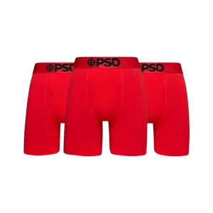 PSD Men's Multicolor Modal Red 3-Pack Boxer Briefs XX-Large Underwear - 322180162-MUL-XXL