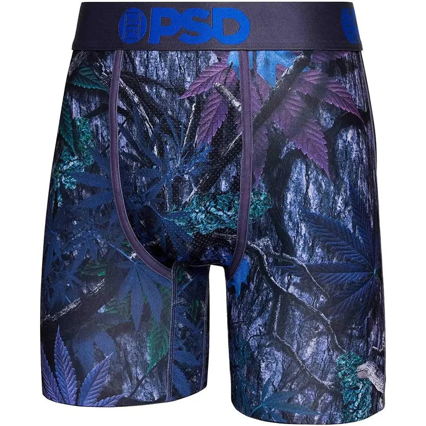 PSD Men's Multicolor Moisture-wicking Fabric Cool Bud Tree Boxer Brief Small Underwear - 423180033-MUL-S