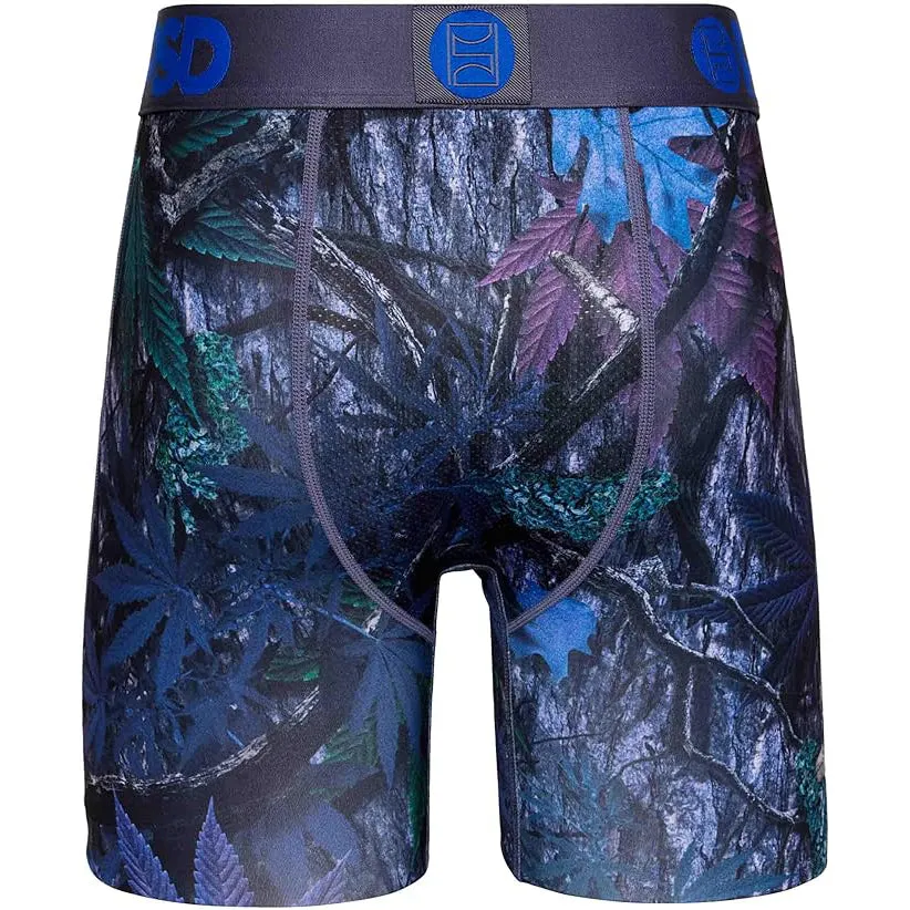 PSD Men's Multicolor Moisture-wicking Fabric Cool Bud Tree Boxer Brief Small Underwear - 423180033-MUL-S