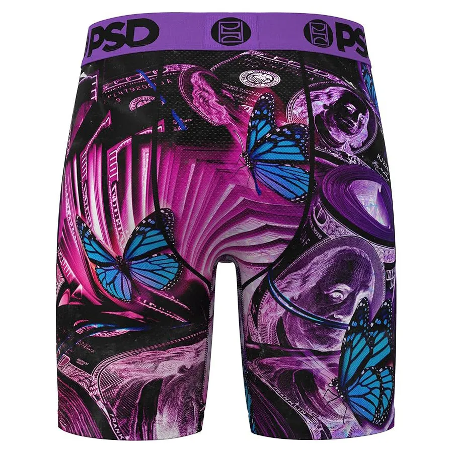 PSD Men's Multicolor Money Flys Boxer Briefs Medium Underwear - 324180045-MUL-M